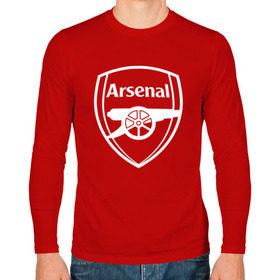Мужской лонгслив хлопок с принтом Arsenal FC в городе Новоалтайск, 100% хлопок |  | arsenal | fc | арсенал | клуб | футбольный