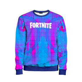 Детский свитшот 3D с принтом Fortnite в городе Новоалтайск, 100% полиэстер | свободная посадка, прямой крой, мягкая тканевая резинка на рукавах и понизу свитшота | Тематика изображения на принте: fortnite | ветряк | город | гроза | деревья | зомби | игры | каменоломня | кристалы | молния | озеро