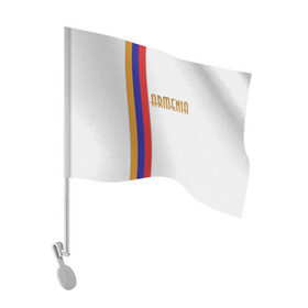 Флаг для автомобиля с принтом Armenia 2 в городе Новоалтайск, 100% полиэстер | Размер: 30*21 см | armenia | армения
