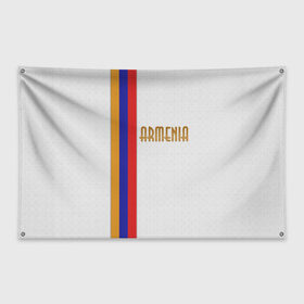 Флаг-баннер с принтом Armenia 2 в городе Новоалтайск, 100% полиэстер | размер 67 х 109 см, плотность ткани — 95 г/м2; по краям флага есть четыре люверса для крепления | armenia | армения