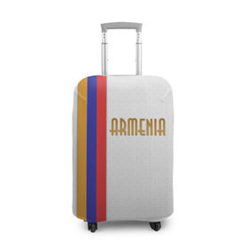 Чехол для чемодана 3D с принтом Armenia 2 в городе Новоалтайск, 86% полиэфир, 14% спандекс | двустороннее нанесение принта, прорези для ручек и колес | armenia | армения