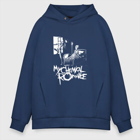 Мужское худи Oversize хлопок с принтом My Chemical Romance в городе Новоалтайск, френч-терри — 70% хлопок, 30% полиэстер. Мягкий теплый начес внутри —100% хлопок | боковые карманы, эластичные манжеты и нижняя кромка, капюшон на магнитной кнопке | gerard way | mcr | my chemical romance | альтернативный | группа | джерард уэй | май кемикал романс | мкр | мой химический роман | мхр | мцр | панк | поп | поппанк | рок | рэй торо