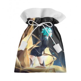 Подарочный 3D мешок с принтом Land of the Lustrous в городе Новоалтайск, 100% полиэстер | Размер: 29*39 см | anime | diamond | houseki no kuni | land of the lustrous | phosphophyllite | аниме | страна самоцветов