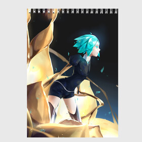Скетчбук с принтом Land of the Lustrous в городе Новоалтайск, 100% бумага
 | 48 листов, плотность листов — 100 г/м2, плотность картонной обложки — 250 г/м2. Листы скреплены сверху удобной пружинной спиралью | anime | diamond | houseki no kuni | land of the lustrous | phosphophyllite | аниме | страна самоцветов