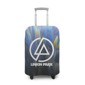 Чехол для чемодана 3D с принтом linkin park в городе Новоалтайск, 86% полиэфир, 14% спандекс | двустороннее нанесение принта, прорези для ручек и колес | linkin park | logo | music | pop | rock | usa | альтернатива | америка | металл | музыка | музыкальный | поп | рок | честер беннингтон