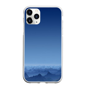 Чехол для iPhone 11 Pro матовый с принтом Blue Mountains в городе Новоалтайск, Силикон |  | Тематика изображения на принте: вид | горы | ночь | пейзаж | природа | синий | скалы | сумерки | туман | утро