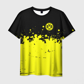 Мужская футболка 3D с принтом BORUSSIA SPORT в городе Новоалтайск, 100% полиэфир | прямой крой, круглый вырез горловины, длина до линии бедер | боруссия | дортмунд