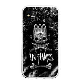 Чехол для iPhone XS Max матовый с принтом In Flames King в городе Новоалтайск, Силикон | Область печати: задняя сторона чехла, без боковых панелей | 