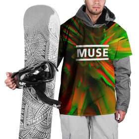 Накидка на куртку 3D с принтом Muse music в городе Новоалтайск, 100% полиэстер |  | logo | muse | music | pop | rock | usa | альтернатива | америка | металл | музыка | музыкальный | поп | рок