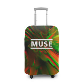 Чехол для чемодана 3D с принтом Muse music в городе Новоалтайск, 86% полиэфир, 14% спандекс | двустороннее нанесение принта, прорези для ручек и колес | logo | muse | music | pop | rock | usa | альтернатива | америка | металл | музыка | музыкальный | поп | рок