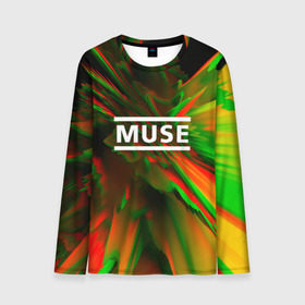 Мужской лонгслив 3D с принтом Muse music в городе Новоалтайск, 100% полиэстер | длинные рукава, круглый вырез горловины, полуприлегающий силуэт | logo | muse | music | pop | rock | usa | альтернатива | америка | металл | музыка | музыкальный | поп | рок
