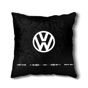 Подушка 3D с принтом Volkswagen sport auto abstract в городе Новоалтайск, наволочка – 100% полиэстер, наполнитель – холлофайбер (легкий наполнитель, не вызывает аллергию). | состоит из подушки и наволочки. Наволочка на молнии, легко снимается для стирки | auto | automobile | car | carbon | machine | motor | motor car | sport car | volkswagen | автомашина | бренд | легковой автомобиль | марка | спортивный автомобиль | тачка