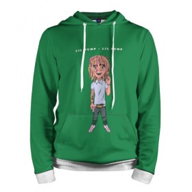 Мужская толстовка 3D с принтом Lil Pump в городе Новоалтайск, 100% полиэстер | двухслойный капюшон со шнурком для регулировки, мягкие манжеты на рукавах и по низу толстовки, спереди карман-кенгуру с мягким внутренним слоем. | hip hop | hiphop | lil pump | rap | газзи гарсия | клауд | клауд рэп | лил памп | лили | памп | реп | репер | рэп | рэпер | трэп | хип | хип хоп | хипхоп | хоп