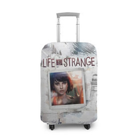 Чехол для чемодана 3D с принтом Max. Life is Strange. в городе Новоалтайск, 86% полиэфир, 14% спандекс | двустороннее нанесение принта, прорези для ручек и колес | макс | странная жизнь