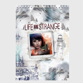 Скетчбук с принтом Max Life is Strange в городе Новоалтайск, 100% бумага
 | 48 листов, плотность листов — 100 г/м2, плотность картонной обложки — 250 г/м2. Листы скреплены сверху удобной пружинной спиралью | макс | странная жизнь