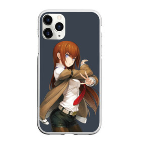 Чехол для iPhone 11 Pro матовый с принтом Kurusi makise Steins gate в городе Новоалтайск, Силикон |  | anime | kristina | kurisu | okabe | sience | stein | steins | steonggate | врата штейна | курису | макисе