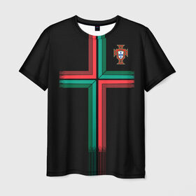 Мужская футболка 3D с принтом Portugal 2018 WC alternative в городе Новоалтайск, 100% полиэфир | прямой крой, круглый вырез горловины, длина до линии бедер | confederation | cup | euro | portugal | world | европы | конфедераций | кубок | мира | португалия | чемпионат