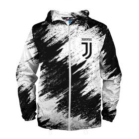 Мужская ветровка 3D с принтом Juventus в городе Новоалтайск, 100% полиэстер | подол и капюшон оформлены резинкой с фиксаторами, два кармана без застежек по бокам, один потайной карман на груди | football | juventus | soccer | италия | турин | футбольный | ювентус