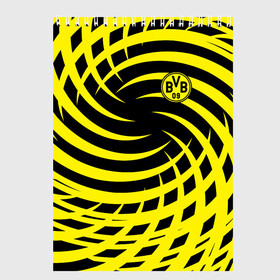 Скетчбук с принтом FC Borussia Dortmund в городе Новоалтайск, 100% бумага
 | 48 листов, плотность листов — 100 г/м2, плотность картонной обложки — 250 г/м2. Листы скреплены сверху удобной пружинной спиралью | боруссия | дортмунд