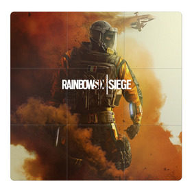 Магнитный плакат 3Х3 с принтом RAINBOW SIX SIEGE OUTBREAK в городе Новоалтайск, Полимерный материал с магнитным слоем | 9 деталей размером 9*9 см | cybersport | esports | pro league | r6 | rainbow | rainbow six | siege | six | армия | боевик | военные | война | игры | киберспорт | логотип | оперативники | радуга | шутер