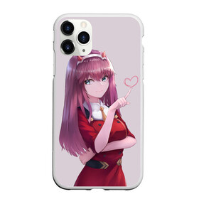 Чехол для iPhone 11 Pro матовый с принтом Darling in the FranXX в городе Новоалтайск, Силикон |  | darling | darling in the franxx | franxx | zero two | зеро ту | милый | милый во франкcе | франкс