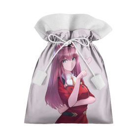 Подарочный 3D мешок с принтом Darling in the FranXX в городе Новоалтайск, 100% полиэстер | Размер: 29*39 см | darling | darling in the franxx | franxx | zero two | зеро ту | милый | милый во франкcе | франкс