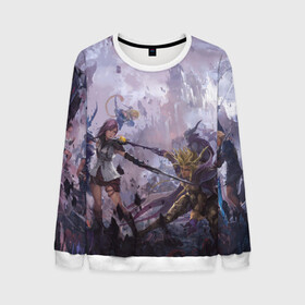 Мужской свитшот 3D с принтом  Final Fantasy  в городе Новоалтайск, 100% полиэстер с мягким внутренним слоем | круглый вырез горловины, мягкая резинка на манжетах и поясе, свободная посадка по фигуре | final fantasy | последняя фантазия