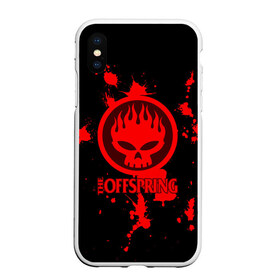 Чехол для iPhone XS Max матовый с принтом The Offspring в городе Новоалтайск, Силикон | Область печати: задняя сторона чехла, без боковых панелей | the offspring | офспринг | оффспринг | рок