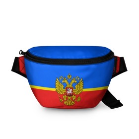 Поясная сумка 3D с принтом Челябинск в городе Новоалтайск, 100% полиэстер | плотная ткань, ремень с регулируемой длиной, внутри несколько карманов для мелочей, основное отделение и карман с обратной стороны сумки застегиваются на молнию | abstraction | grunge | russia | sport | абстракция | герб | краска | русский | символика рф | спорт | спортивный | триколор | униформа | форма | челябинск | я русский