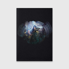 Обложка для паспорта матовая кожа с принтом Jin Varel (Blade & Soul) в городе Новоалтайск, натуральная матовая кожа | размер 19,3 х 13,7 см; прозрачные пластиковые крепления | anime | blade  soul | games | jin varel | аниме | джин варел | игры | клинок и душа