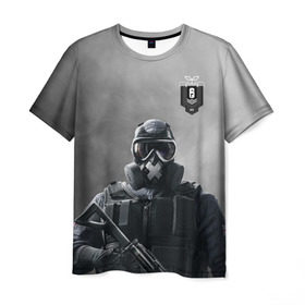 Мужская футболка 3D с принтом rainbow six siege в городе Новоалтайск, 100% полиэфир | прямой крой, круглый вырез горловины, длина до линии бедер | rainbow | siege | six | игры | осада | радуга | райнбоу | спецназ | стрелялки | террор | шесть