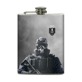 Фляга с принтом rainbow six siege в городе Новоалтайск, металлический корпус | емкость 0,22 л, размер 125 х 94 мм. Виниловая наклейка запечатывается полностью | rainbow | siege | six | игры | осада | радуга | райнбоу | спецназ | стрелялки | террор | шесть