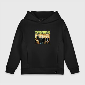Детское худи Oversize хлопок с принтом Группа The Offspring в городе Новоалтайск, френч-терри — 70% хлопок, 30% полиэстер. Мягкий теплый начес внутри —100% хлопок | боковые карманы, эластичные манжеты и нижняя кромка, капюшон на магнитной кнопке | offspring | офспринг | оффспринг | рок