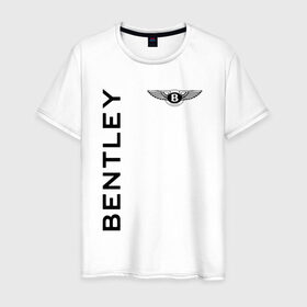 Мужская футболка хлопок с принтом Bentley Motors Ltd. в городе Новоалтайск, 100% хлопок | прямой крой, круглый вырез горловины, длина до линии бедер, слегка спущенное плечо. | azure | bentley | continental | flying | gt | motors | speed | sport | spur | авто | автомобиль | бентли | бэнтли | знак | лого | машина | моторс | седан | символ | спорт | тачка | хэтчбек | эмблема