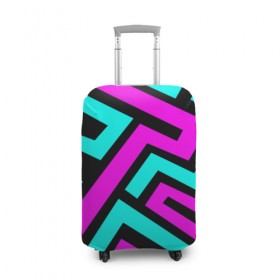 Чехол для чемодана 3D с принтом Abstract Background 4 в городе Новоалтайск, 86% полиэфир, 14% спандекс | двустороннее нанесение принта, прорези для ручек и колес | абстракция | геометрия | линии | полосы | текстура