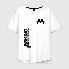 Мужская футболка хлопок Oversize с принтом Asking Alexandria в городе Новоалтайск, 100% хлопок | свободный крой, круглый ворот, “спинка” длиннее передней части | aa | alexandria | asking | аа | александрия | аликсандрия | аскен | аскенг | аскин | аскинг | бен брюс | группа | дэнни уорсноп | метал | музыка | пост | рок | хэви | электроникор
