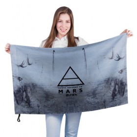 Флаг 3D с принтом 30 Seconds to Mars в городе Новоалтайск, 100% полиэстер | плотность ткани — 95 г/м2, размер — 67 х 109 см. Принт наносится с одной стороны | 30 seconds to mars | punk | rock | альтернативный хип хоп | группа | инди поп | музыка | музыкальное произведение | ноты | панк | регги | рок | синти поп