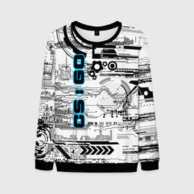 Мужской свитшот 3D с принтом CS:GO в городе Новоалтайск, 100% полиэстер с мягким внутренним слоем | круглый вырез горловины, мягкая резинка на манжетах и поясе, свободная посадка по фигуре | cs go | global offensive | контр страйк | шутер