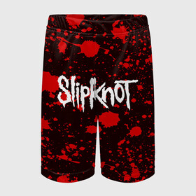 Детские спортивные шорты 3D с принтом Slipknot в городе Новоалтайск,  100% полиэстер
 | пояс оформлен широкой мягкой резинкой, ткань тянется
 | Тематика изображения на принте: punk | rock | альтернативный хип хоп | группа | инди поп | музыка | музыкальное произведение | ноты | панк | регги | рок | синти поп