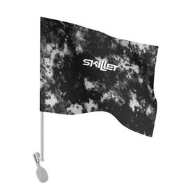 Флаг для автомобиля с принтом Skillet в городе Новоалтайск, 100% полиэстер | Размер: 30*21 см | punk | rock | skillet | альтернативный хип хоп | группа | инди поп | музыка | музыкальное произведение | ноты | панк | регги | рок | синти поп