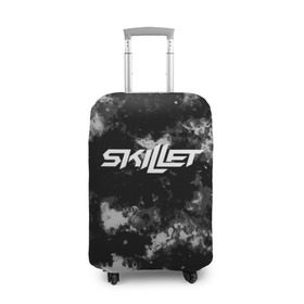 Чехол для чемодана 3D с принтом Skillet в городе Новоалтайск, 86% полиэфир, 14% спандекс | двустороннее нанесение принта, прорези для ручек и колес | punk | rock | skillet | альтернативный хип хоп | группа | инди поп | музыка | музыкальное произведение | ноты | панк | регги | рок | синти поп
