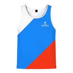 Мужская майка 3D с принтом Team Russia 2018 (Premium) в городе Новоалтайск, 100% полиэстер | круглая горловина, приталенный силуэт, длина до линии бедра. Пройма и горловина окантованы тонкой бейкой | 0x000000123 | russia | team | россия