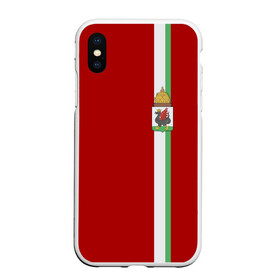 Чехол для iPhone XS Max матовый с принтом Казань лента с гербом в городе Новоалтайск, Силикон | Область печати: задняя сторона чехла, без боковых панелей | Тематика изображения на принте: 116 | 16 | 716 | kazan | ru | rus | казань | россия | рф | татарстан