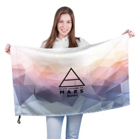 Флаг 3D с принтом 30 Seconds to Mars в городе Новоалтайск, 100% полиэстер | плотность ткани — 95 г/м2, размер — 67 х 109 см. Принт наносится с одной стороны | 30 seconds to mars | punk | rock | альтернативный хип хоп | группа | инди поп | музыка | музыкальное произведение | ноты | панк | регги | рок | синти поп