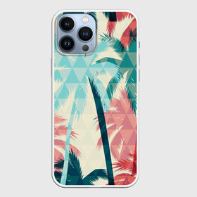 Чехол для iPhone 13 Pro Max с принтом Абстракция Пальмы Текстура в городе Новоалтайск,  |  | Тематика изображения на принте: pattern | texture | абстракция | лето | листья | море | отдых | отпуск | пальмы | пляж | текстура