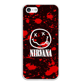 Чехол для iPhone 5/5S матовый с принтом NIRVANA в городе Новоалтайск, Силикон | Область печати: задняя сторона чехла, без боковых панелей | nirvana | punk | rock | альтернативный хип хоп | группа | инди поп | музыка | музыкальное произведение | ноты | панк | регги | рок | синти поп