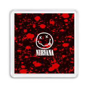 Магнит 55*55 с принтом NIRVANA в городе Новоалтайск, Пластик | Размер: 65*65 мм; Размер печати: 55*55 мм | Тематика изображения на принте: nirvana | punk | rock | альтернативный хип хоп | группа | инди поп | музыка | музыкальное произведение | ноты | панк | регги | рок | синти поп