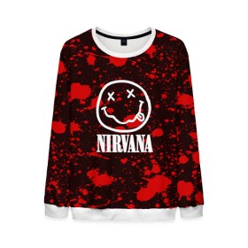 Мужской свитшот 3D с принтом NIRVANA в городе Новоалтайск, 100% полиэстер с мягким внутренним слоем | круглый вырез горловины, мягкая резинка на манжетах и поясе, свободная посадка по фигуре | nirvana | punk | rock | альтернативный хип хоп | группа | инди поп | музыка | музыкальное произведение | ноты | панк | регги | рок | синти поп