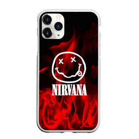 Чехол для iPhone 11 Pro Max матовый с принтом NIRVANA в городе Новоалтайск, Силикон |  | Тематика изображения на принте: nirvana | punk | rock | альтернативный хип хоп | группа | инди поп | музыка | музыкальное произведение | ноты | панк | регги | рок | синти поп
