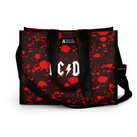 Сумка-шоппер 3D с принтом AC DC в городе Новоалтайск, 100% полиэстер | застегивается на металлическую кнопку; внутренний карман застегивается на молнию. Стенки укреплены специальным мягким материалом, чтобы защитить содержимое от несильных ударов
 | ac dc | punk | rock | альтернативный хип хоп | группа | инди поп | музыка | музыкальное произведение | ноты | панк | регги | рок | синти поп